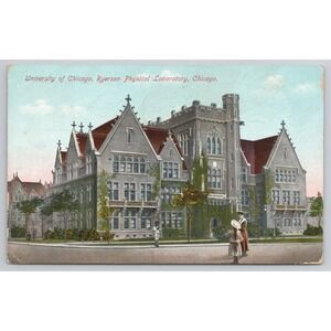 University of Chicago Ryerson Physical Laboratory Postcard 1911 Chicago Illinois